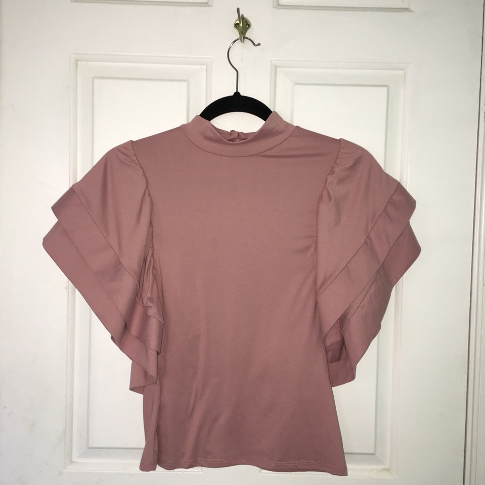 Mauve/Light Pink Top